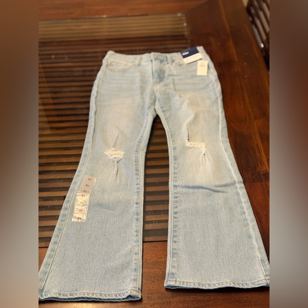 Old Navy Light Wash Flare Jeans